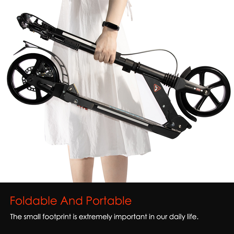 Outdoor 1040mm Adult Kick Scooters CPSC Adult Foldable Scooter
